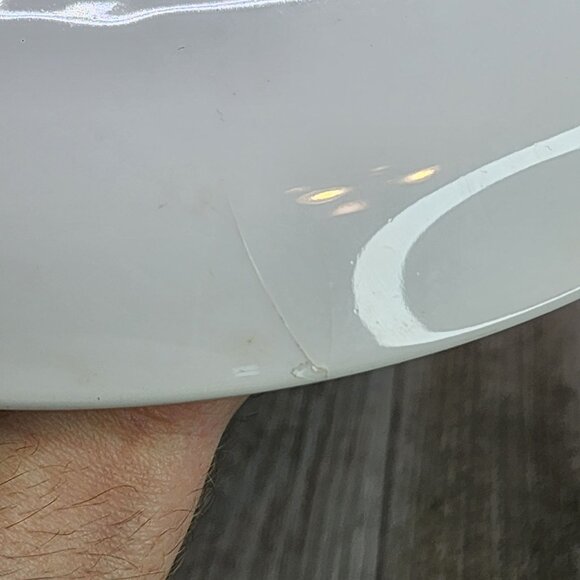 Vintage Japanese Checkered Tiled Decor Serving Tray Platter with Metal Handle - Picture 8 of 10